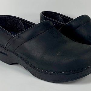Dansko Professional Black Oiled Clogs